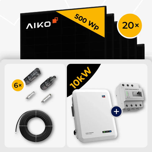 AIKO 500W 20x Solarmodule SMA STP10.0-3SE-40 10kW