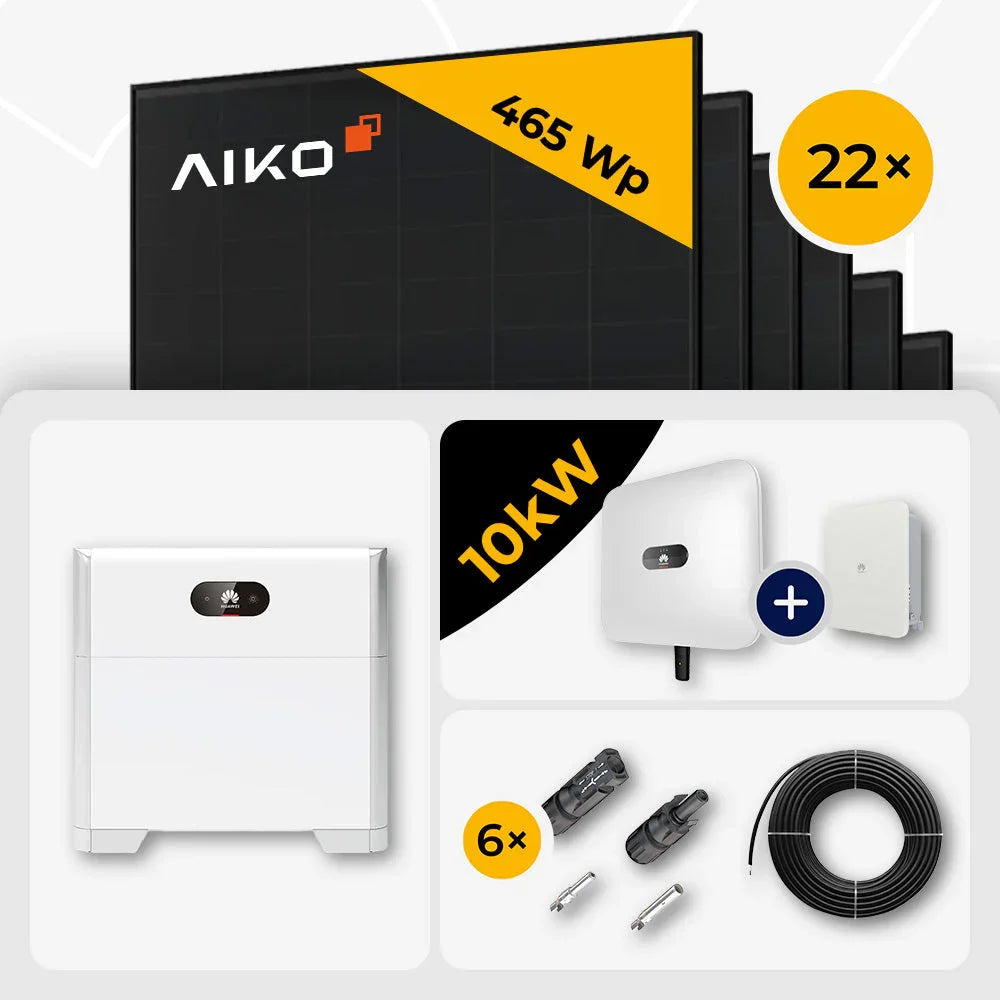 AIKO 465W Solarmodule, Huawei SUN2000-10KTL-M1, 10kW Set