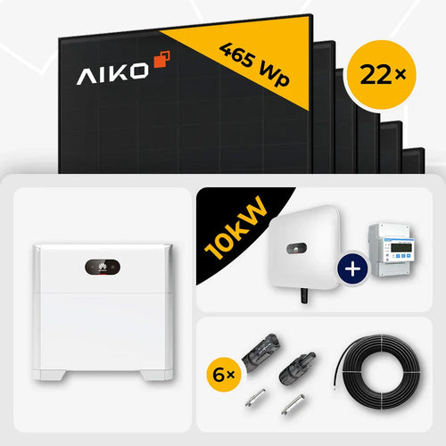 AIKO 465W Full Black 22x, Huawei SUN2000-10KTL-M1
