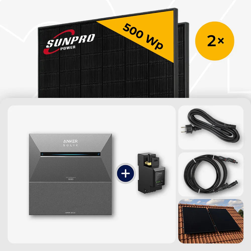Sunpro 500 Wp Solarmodule Set Anker Solix