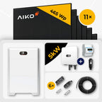 AIKO 465W Full Black Solarmodule, 5kW Huawei Set