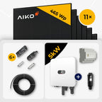 AIKO 465W Full Black Solarmodule, Huawei 5kW Set