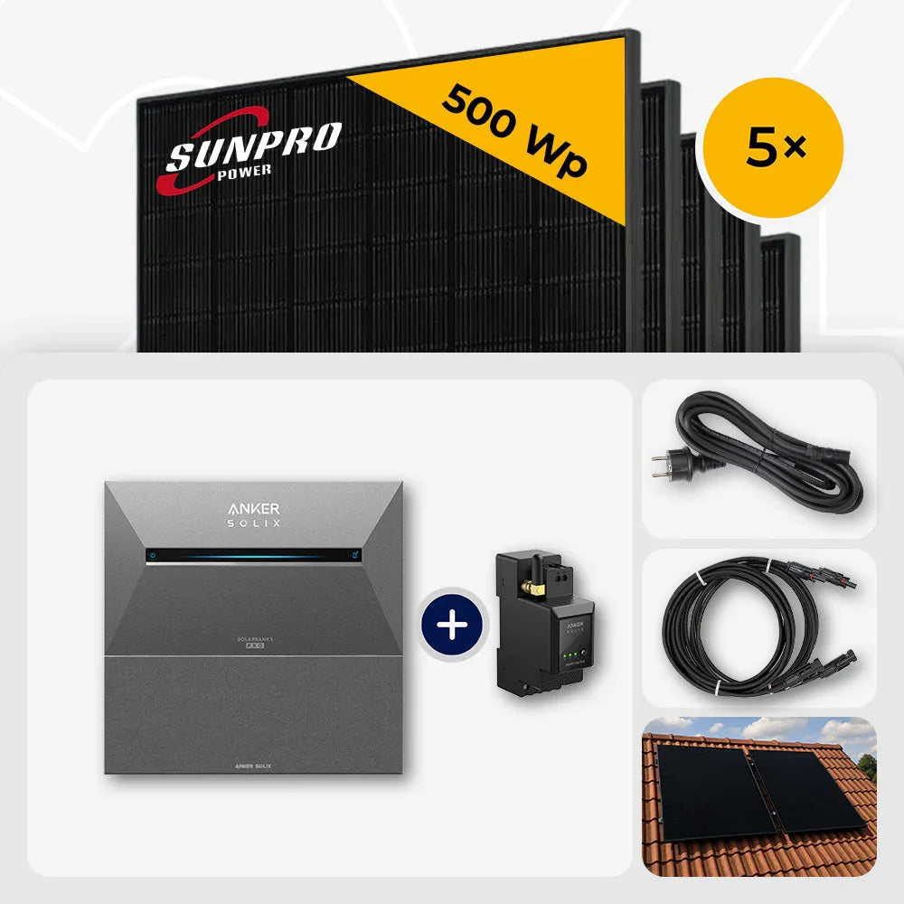Sunpro 500 Wp Solarmodule Anker Solix Solarbank