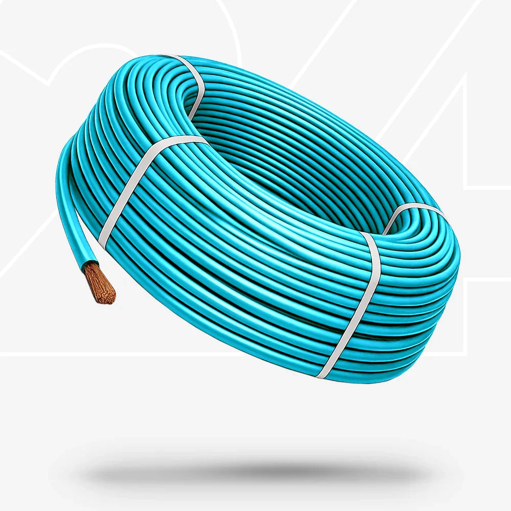 Aderleitung H07V-K 6mm² 100m hellblau