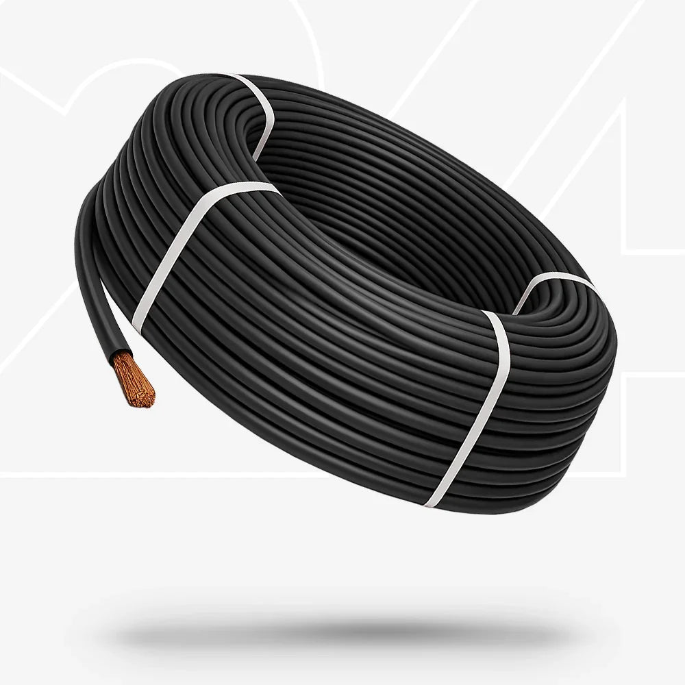 H07V-K 6mm² schwarze flexible Aderleitung