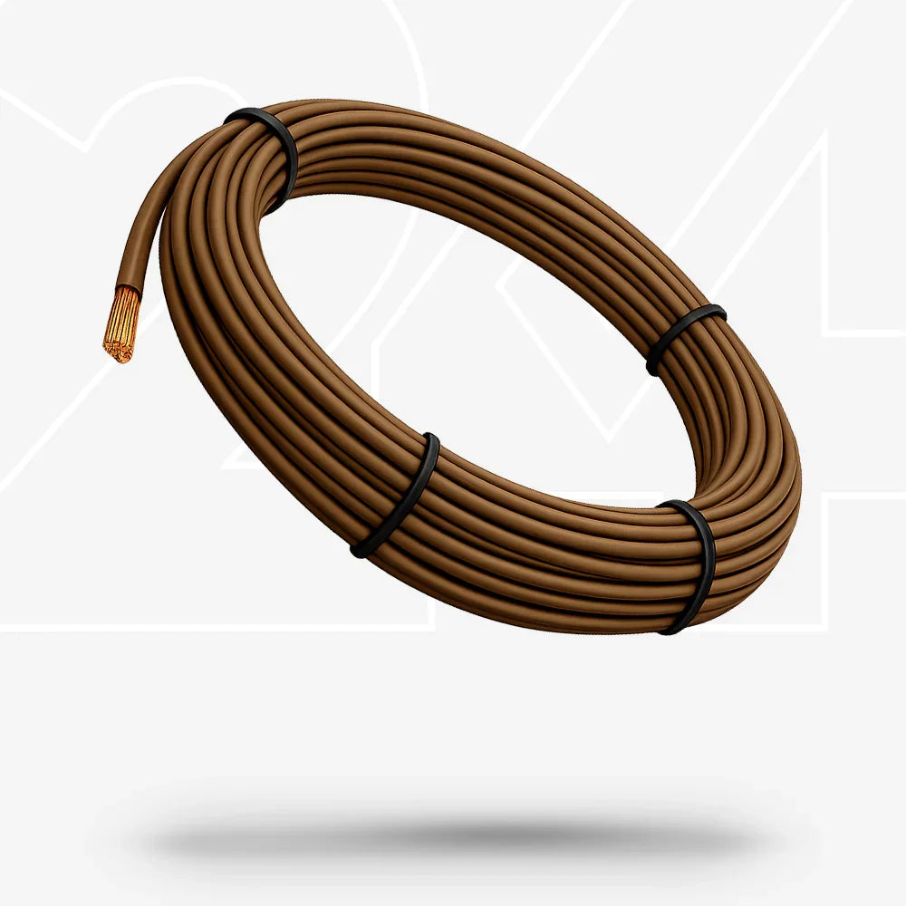 Aderleitung flexibel H07V-K 6mm² braun 10m