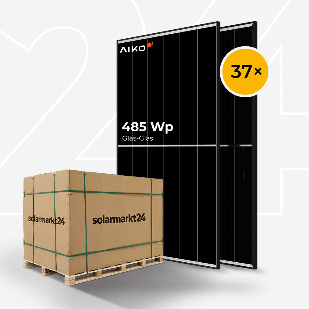 AIKO Solar 485W Glas-Glas bifazial Neostar 48Dw AIKO-A-GRH48Dw