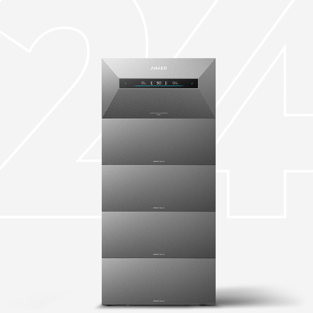 Anker SOLIX Solarbank Max mit 4 Zusatzbatterien BP7000