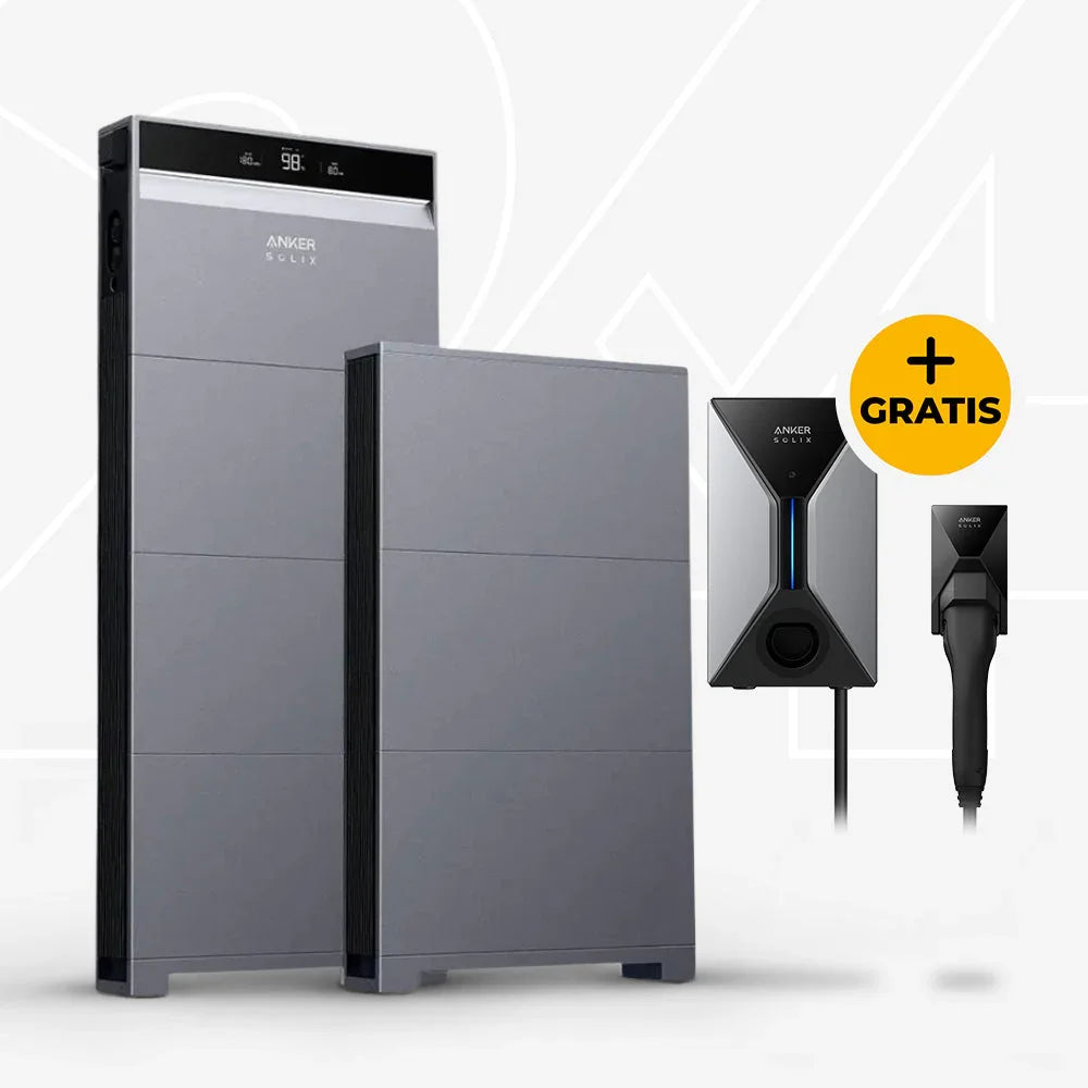 Anker SOLIX X1-H5K-T (X1 Energiespeichersystem) - 5 kW – mit Speicher Anker X1 30 kWh