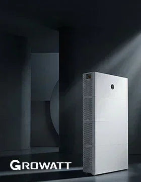 Growatt Batteriespeicher weiß stehend