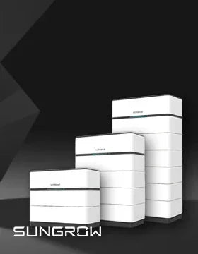 Sungrow Batteriespeicher, weiß, gestapelte Module