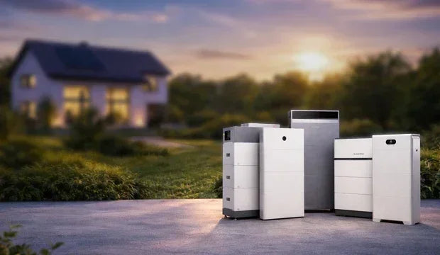 Stromspeicher für Solaranlage, verschiedene Modelle, Garten, Haus