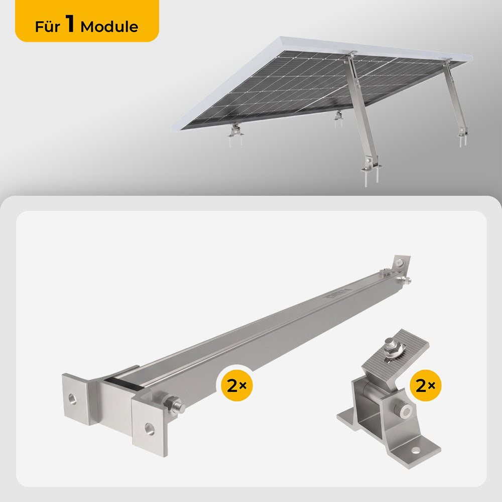 Wandhalterung für ein PV-Modul