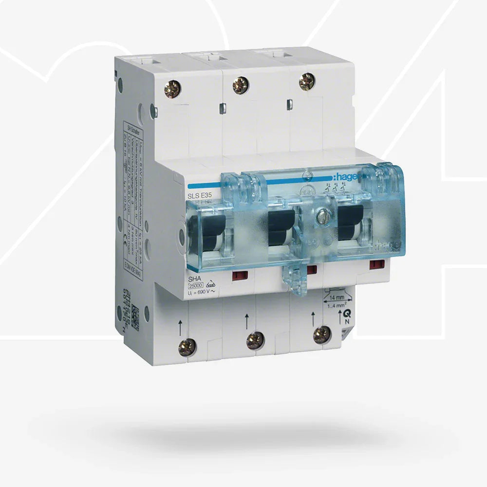 Hager HTN335ESLS Schalter 3-polig 35A