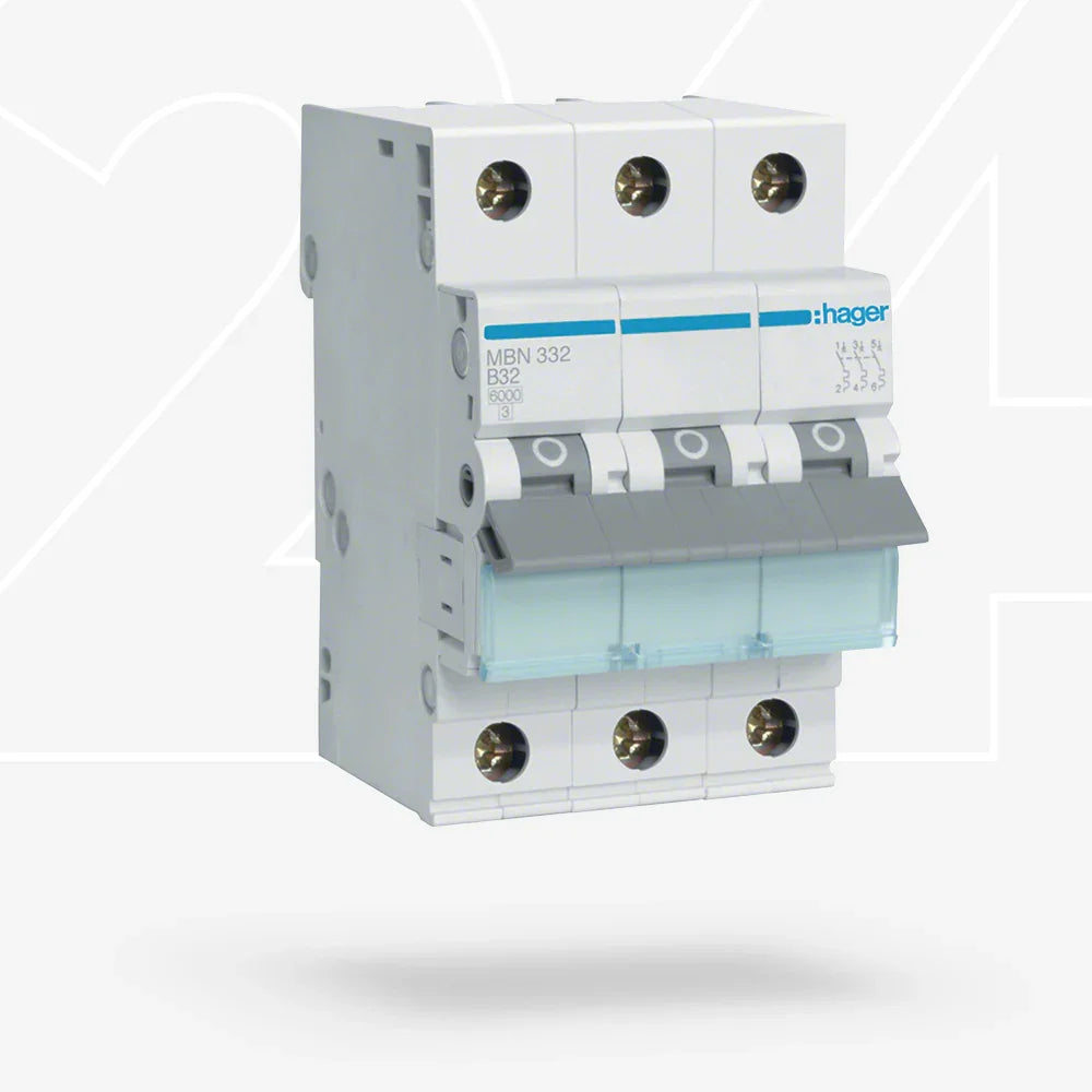 Hager MBN332 Leitungsschutzschalter 32A 3-polig