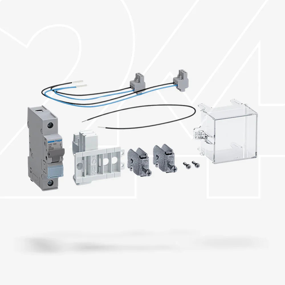 Hager ZY3N2LS Bestückungspaket 8A Sicherung Zubehör