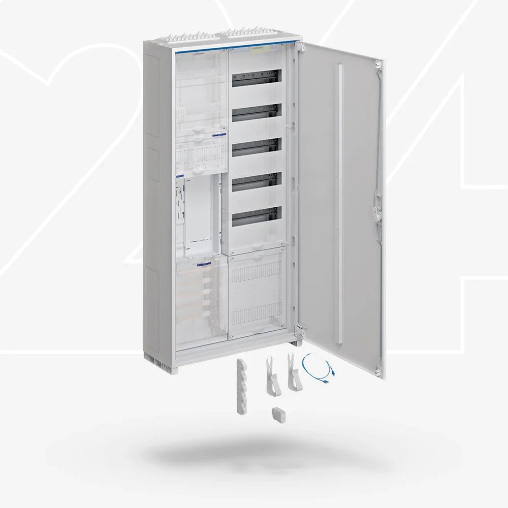 Hager ZB32ET215W1 Komplettschrank univers Z 2-feldrig