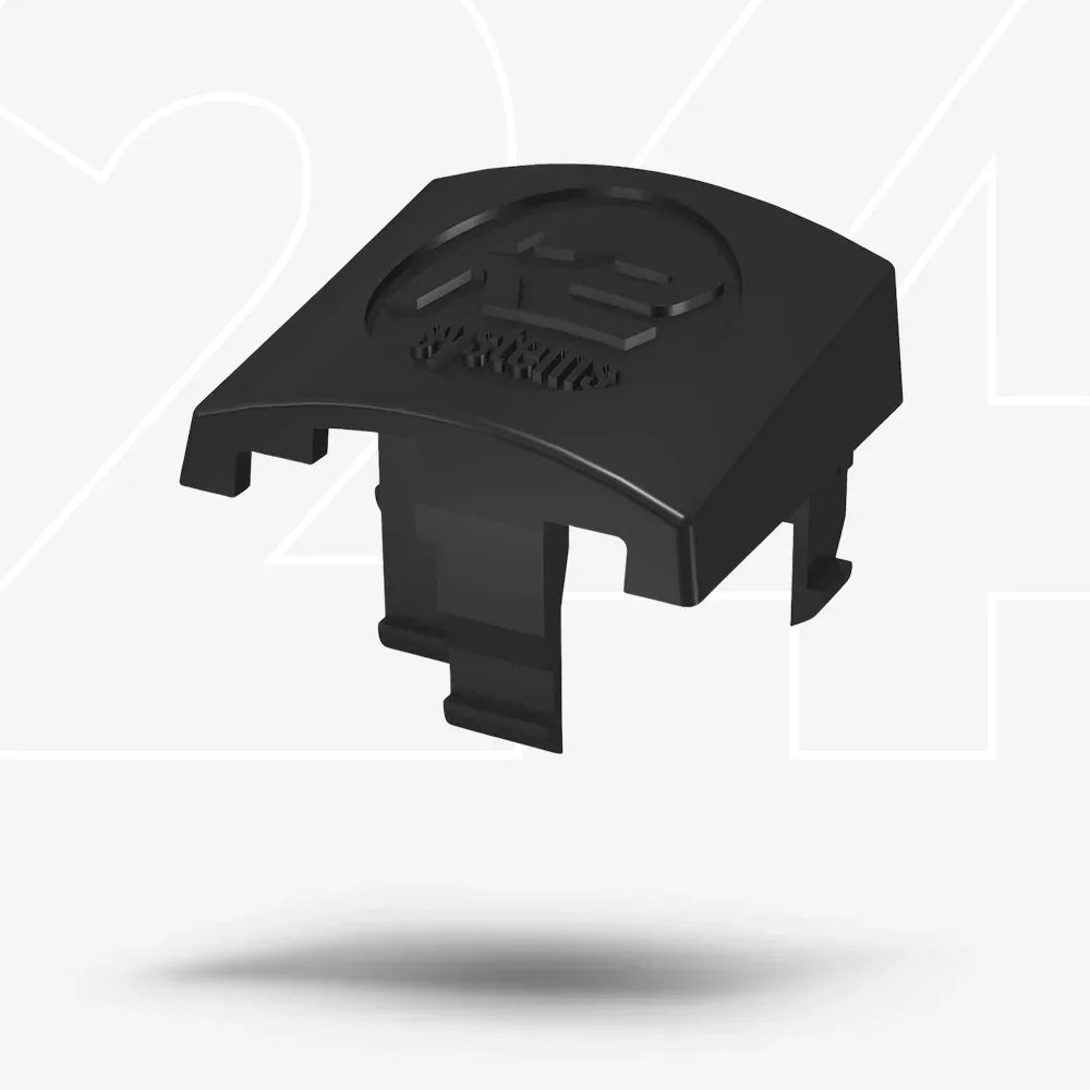 K2 Endkappe für SingleRail 36, schwarz Kunststoff