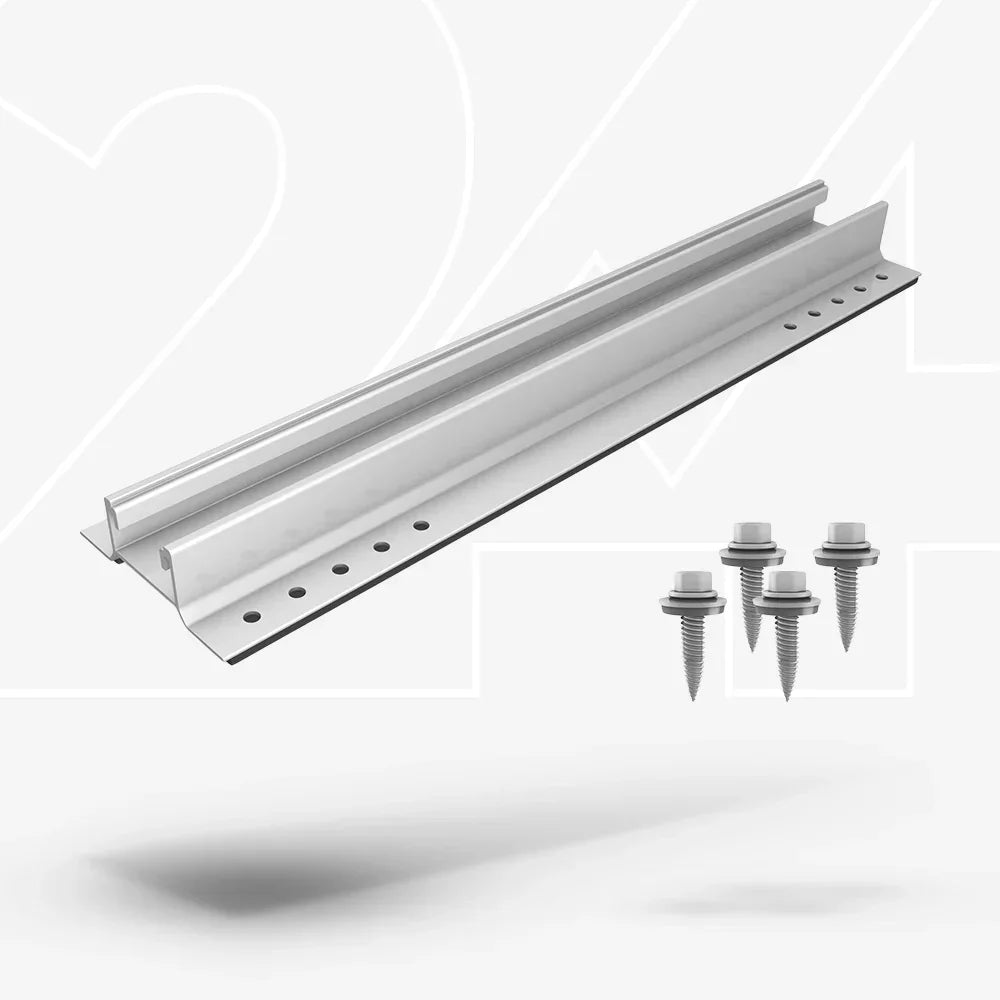 MiniRail MK2 Set Montageschiene Trapezblech Schrauben