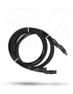 Solarkabel schwarz mit MC4-Stecker