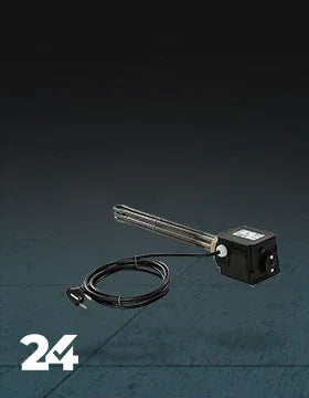 Heizstab mit Temperaturregler und Netzkabel