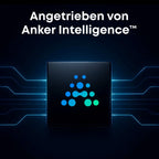 Anker Intelligence Chip Illustration Blau Leuchtend